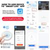Tuya Zigbee Water Sensor Flood Leak Detector Overflow Alarm for Kitchen Bathroom App Remote Monitoring work with Alexa Google