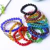 Artificial Crystal Bracelet, Single-loop Glass Pendant Bracelet, Elastic String Bracelet