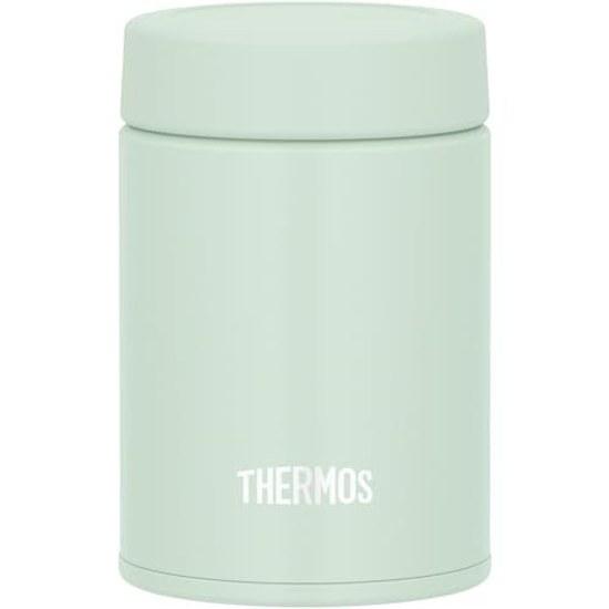 Small Capacity Model Thermos Vacuum Insulated Soup Jar 200ml Light Green All Parts Dishwasher Safe Heat Retention Cold Simple Structure Lid JEG-200