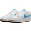 Court Vision Low HJ9105-100, White/Gum Yellow/University Blue, 30.0cm