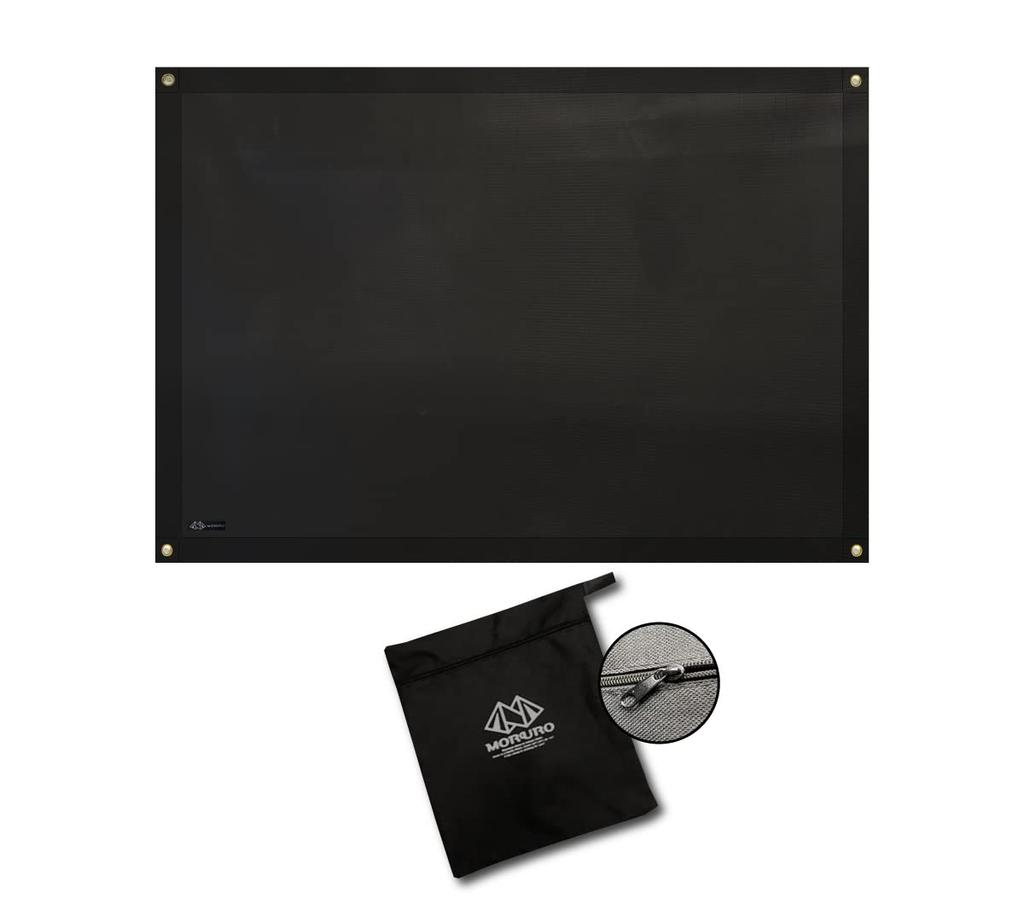 MORURO Bonfire Sheet Sputter Sheet Silicone Processed Heat Resistant Fire Retardant Sheet