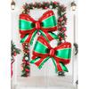 2pcs Christmas Bow Balloons Christmas Wedding Birthday Party Supplies Bow Theme Party Event Decoration Holiday Celebration