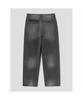 SHIFT.G Semi Wide Tapered Denim Pants Black