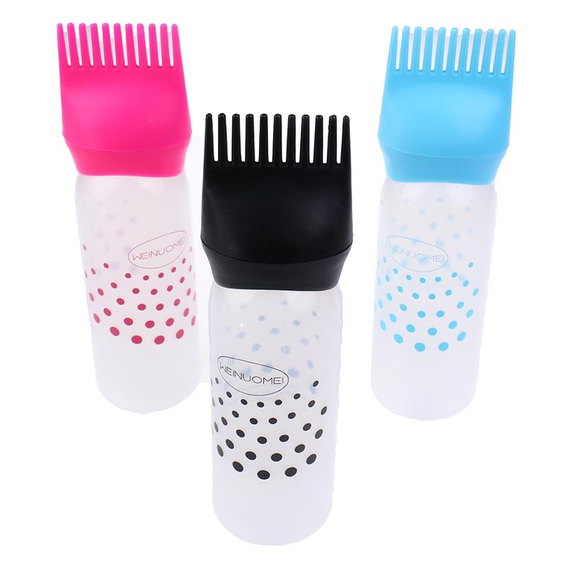 120Ml Empty Hair Dye Bottle With Applicator Brush Bottles Dyeing Shampoo Bottle