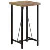 VidaXL Bar Table 55x55x107 Cm Solid Reclaimed Wood and Iron, Party Table, Pub Table, Small Bar Table 356372