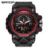 Sanda Youth Fashion Luminous Waterproof Shockproof Alarm Men's Watch