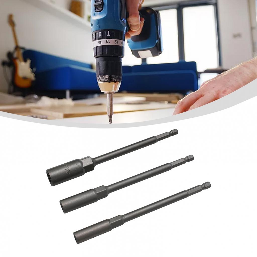 Socket Wrench 3pcs 8/10/12mm Chrome Vanadium Steel Driver Set