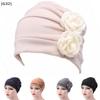 Women'S Elegant Rose Turban Hat, Soft Chemo Head Wrap Cap For Hair Loss, Multiple Colors Available[G32]