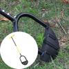 Grass Trimming Handheld Lawn Mower Manual Portable Trimming Shovel Half Moon Shape T-Grip Handle Garden Edger Household Use