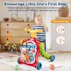 Vatos Baby Walker 5 In 1 Sit-To-Stand Learning Scooter Balance Bike Push Walker Table Toys With Music For Toddlers Infant Kids