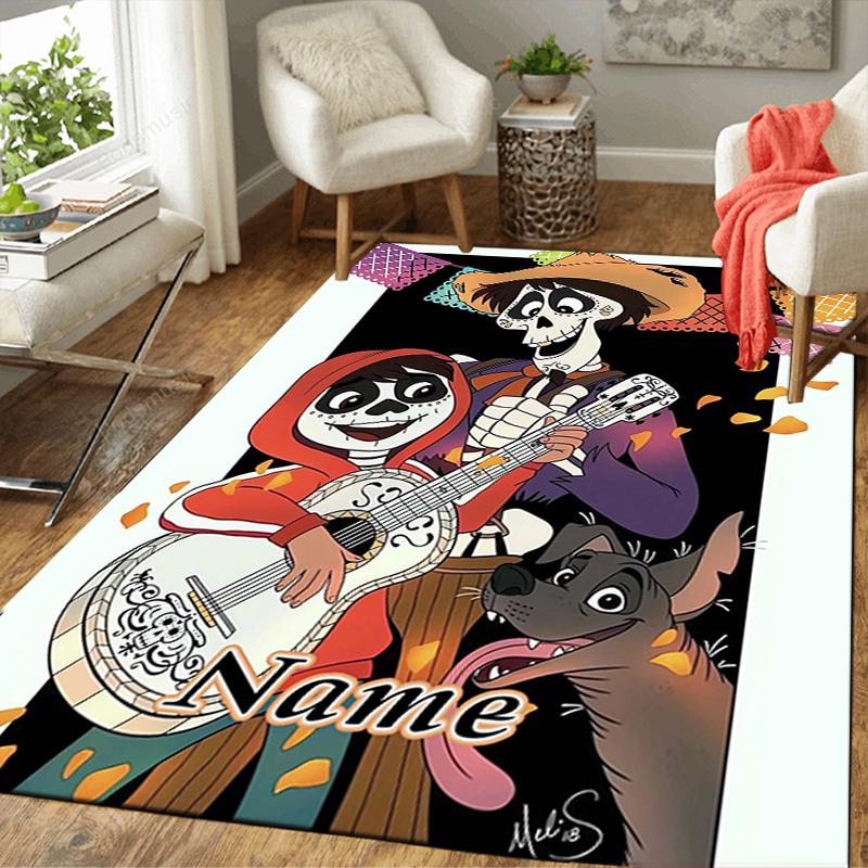 Custom 1Pc Day Dead Celebration Rug Office Carpet Indoor Outdoor Entrance Doormat Nonslip Soft And Comfortable Living Room D91626