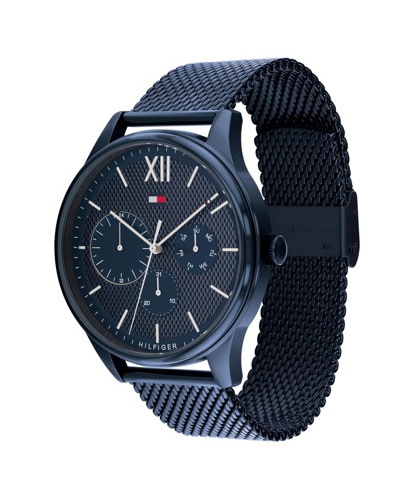 Tommy Hilfiger blue mesh quartz item number 1791421 watch, dial, strap, movement, [used]