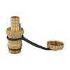 Copper Alloy Valve Brass Drain Valve Long-lasting Construction Temperature Resistant Valve Copper Alloy Drain Valve