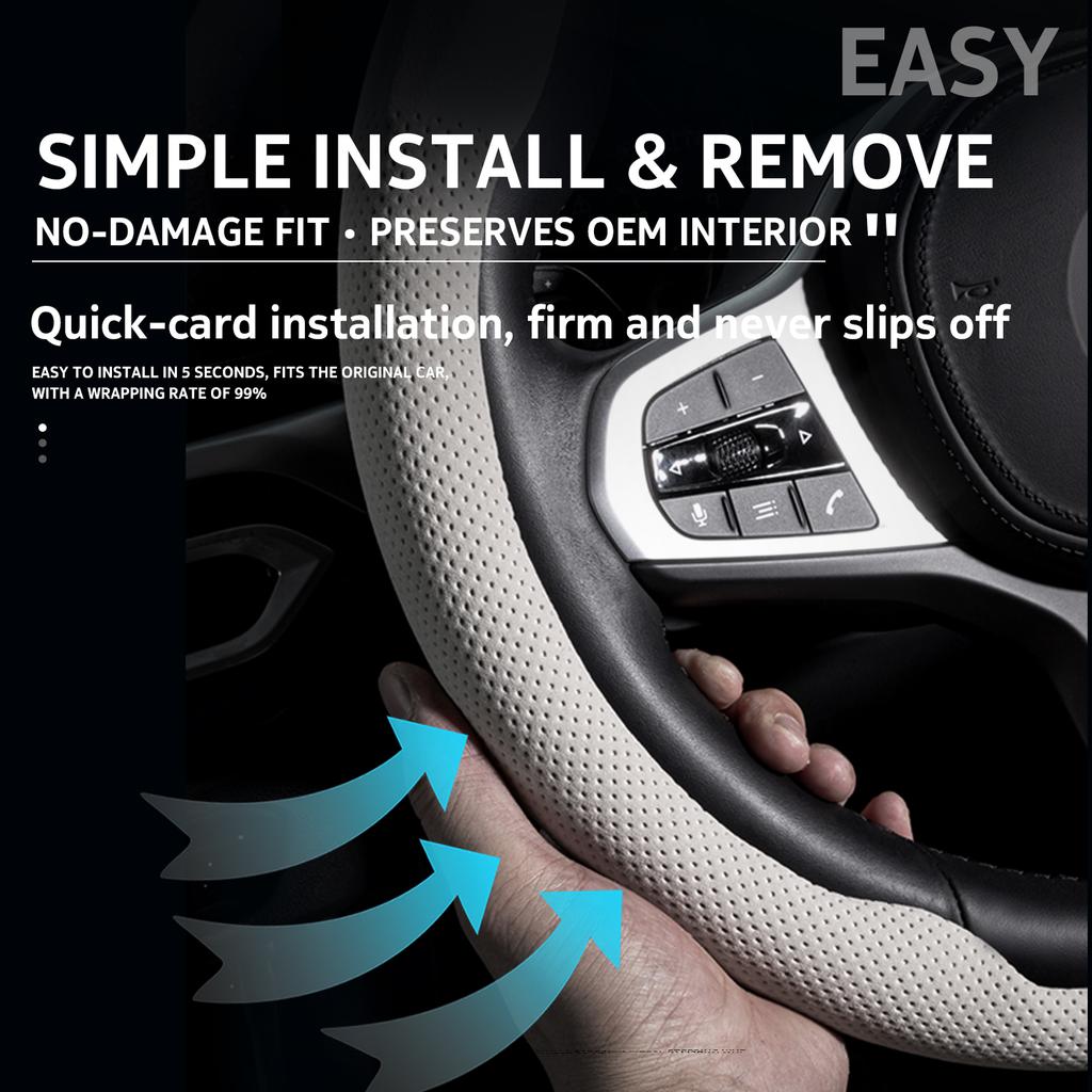 2026 New Suitbale For LAND ROVER Range Rover Sport Velar Evoque Defender Discovery Ultra-Thin Luxury Car Steering Wheel Cover