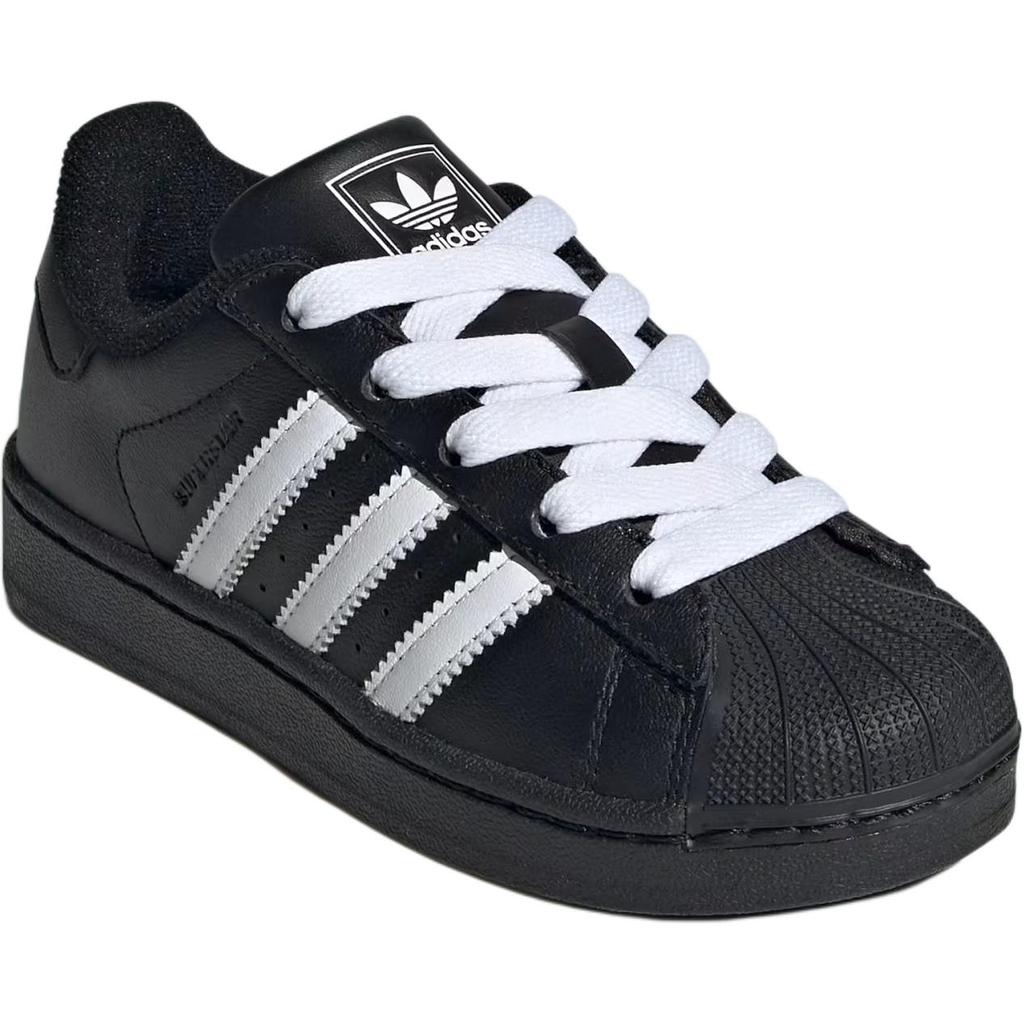 Adidas Originals Superstar 2 Abrasion Resistant Low top Kids' Skateboarding Shoes Black Kids' JI0214