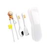 Abay Children's Portable Stainless Steel Cutlery Set
