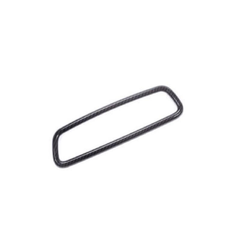 For Jaguar XJL 10-2019 Carbon Fiber Interior Rearview Mirror Cover Frame Trim