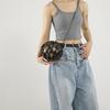2025 New European & American Halloween Funny Skeleton Chain Crossbody Bag Gothic Style Shoulder Small Round Bag