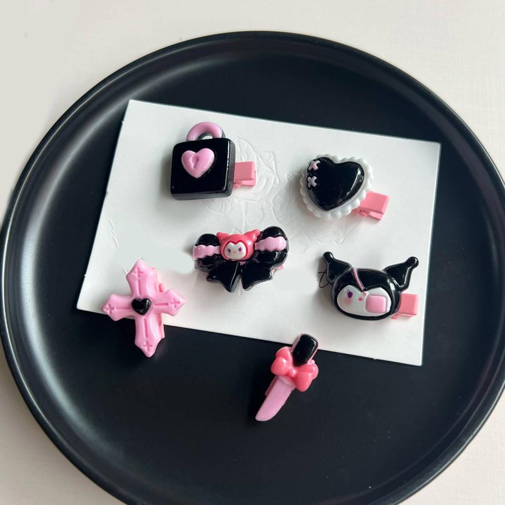 Harajuku Y2k Butterfly Cloth Hair Clip for Women Sweet Cool Aesthetic Trend Hairpin Korean Fashion Hair Accessories