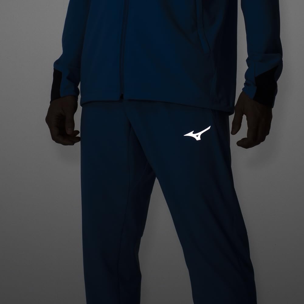 Mizuno Training Wear Stretch Cross Pants, Jersey, Player-Specific, MUGEN Color, 32MDB503, Parisian Blue