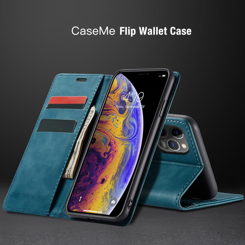 Phone Case Leather Phone Cover Retro Frosted Mobile Holder