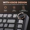 YUNZII B75 Wired Mechanical RGB High English PBT Cherry for RGB Tactile 75% Keyboard, Hot-Swap, Gasketed, Backlight, Durability, Layout, Keycaps,