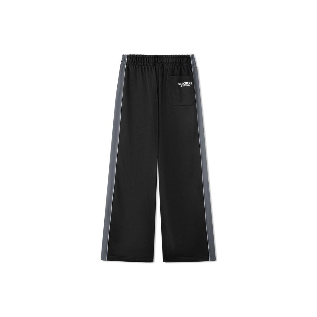 Skechers Color Block Elastic Waist Loose Comfortable Wide Leg Casual Pants Men Bottoms L125M067-0018