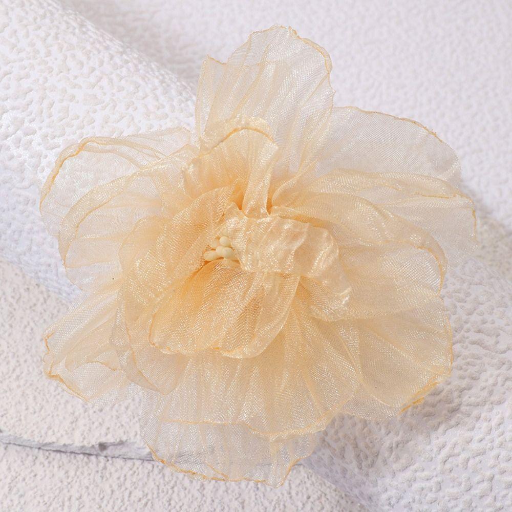 Handmade Large Flower Brooch Geometric Plant Brooches Women's Charm Fashion Jewelry  Wedding Party