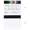 10  * 12    24.5 * 30cm Acrylic Dry Erase Clapboard Clap stick Clapper Board Slate for Film Movie Cut Action Scene