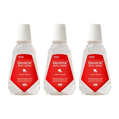 Dentrix Mouthwash Plus 250ml 3 Bottles