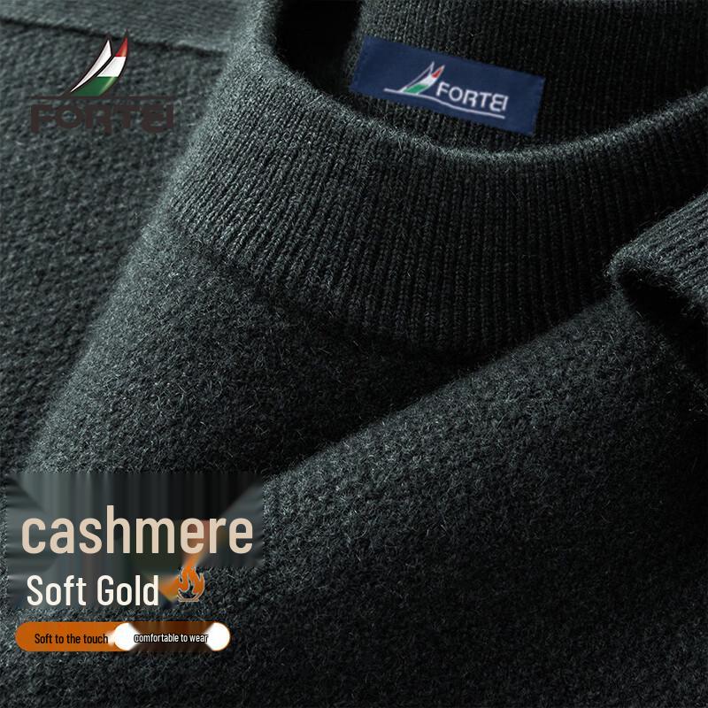

Futting Men s Winter Cashmere Blend Round Neck Sweater 3XL (56)
