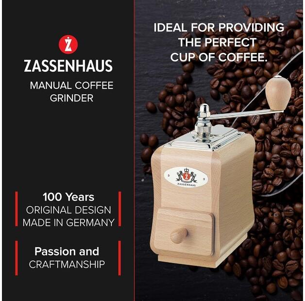 Кофемолка Zassenhaus Santiago ручная (40098)