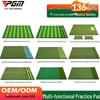 PGM Double Grass Golf Swing Practice Mat for Indoor & Outdoor Use