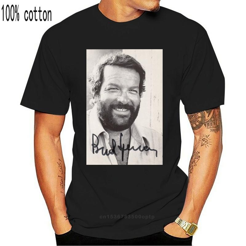 

2023 Fashion Bud Spencer Man Woman T-Shirt Unisex Tee XS чорний