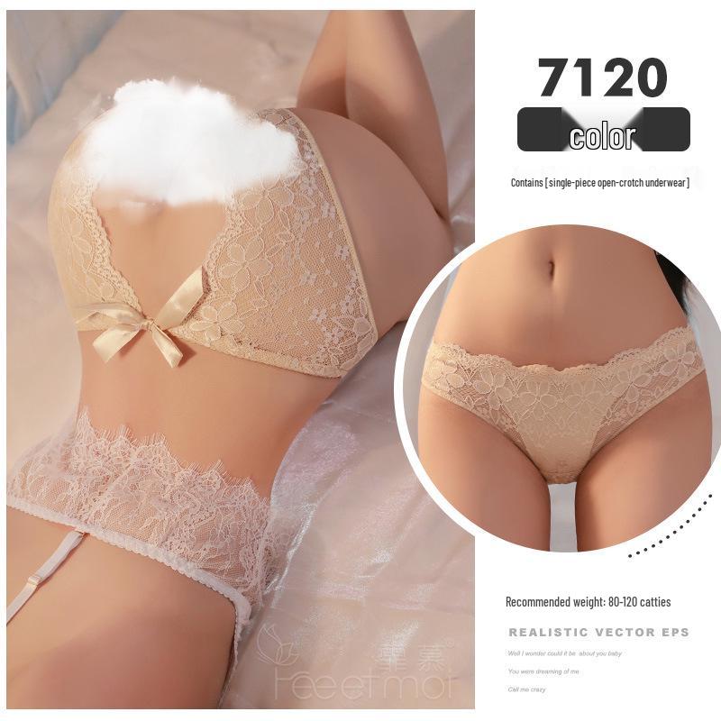 Feimu Lingerie: Open Crotch Thong T-Back for Women's Passionate Nights