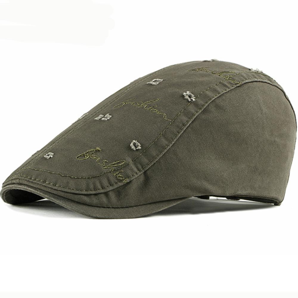 HT4626 Berety dla Mężczyzn Kobiet Vintage Artysta Malarz Beret Kapelusz Męski Damski Płaska Czapka Bluszczowa Wiosna Lato Jesień 100% Bawełna Beret Czapka