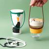 Silicone Cup Handle Silicone Water Bottle Handle Silicone Cup Sleeve Portable Drink Holder for Office School Outdoor Use