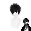 Anime My Dabi Cosplay Wig Boku No Hero Academia Short Black Heat Resistant Synthetic Hair Party Wigs