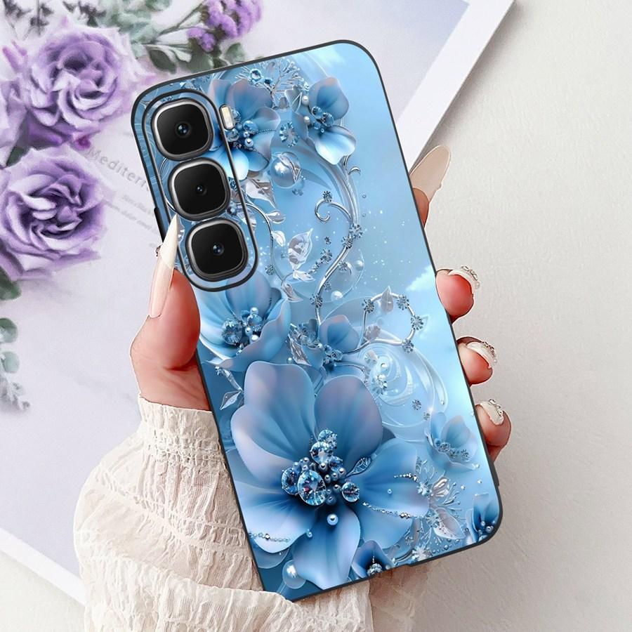 For Infinix Hot 60 Hot60i Case Cover lovely heart Pattern Soft Silicone Funda for infinix hot 60 Hot 60 i X6728 Shockproof Capa