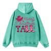 Oversized Womans Washed Hoodie Merry Christmas Boots Print Pullover Comfortable Warm Cotton Sweatshirts Casual Couple