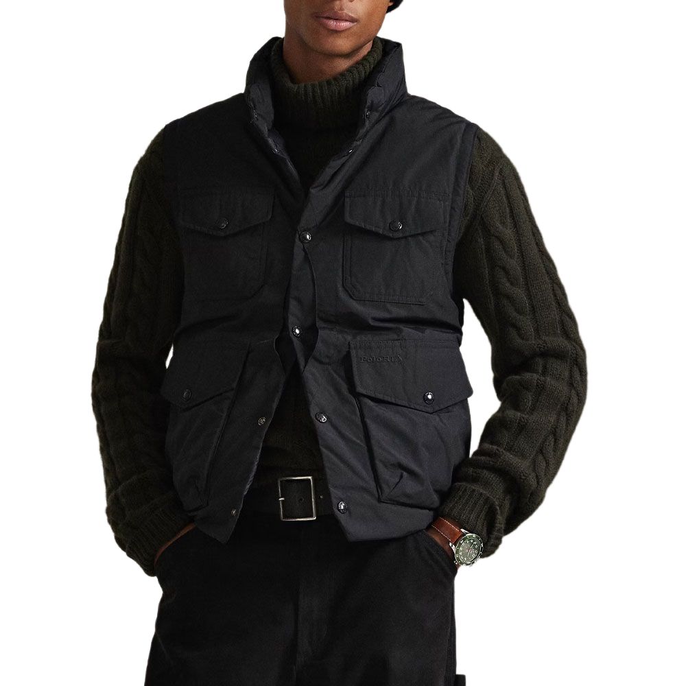 Polo Ralph Lauren Zateplená vesta s klopovou kapsou 710968140-001