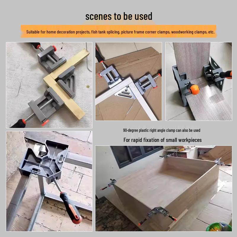 90° Right Angle Clamp for Welding, Woodworking, and Carpentry