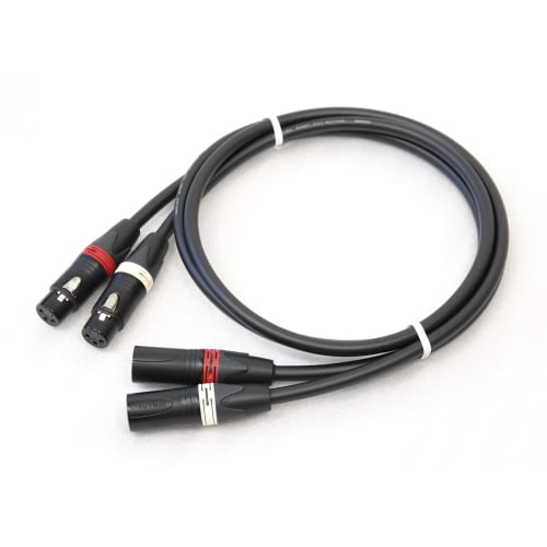 MOGAMI 2497 XLR Two-Pair Microphone Cable (0.3m)