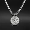 Religious Virgin Mary Hexagram Pendant Necklaces for Women Men Stainless Steel Our Lady of Guadalupe Catholic  Necklace Jewelry