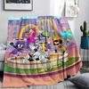 Teen Titans Go Character Blanket, Youth Throw for Home Decoration, Exclusive Gift for Modern Cartoon Fans.chl