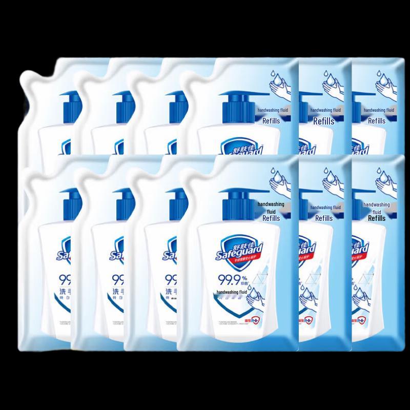 

Safeguard Мило для рук з ароматом чистого білого, змінний блок, 200 г x 12 пакетів