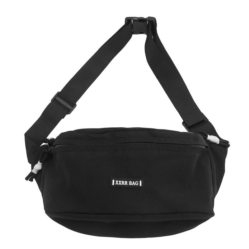 Fashion Couple Fashion Simple Niche Design Breast Bag Trend Casual Versatile Sports Messenger Bag
