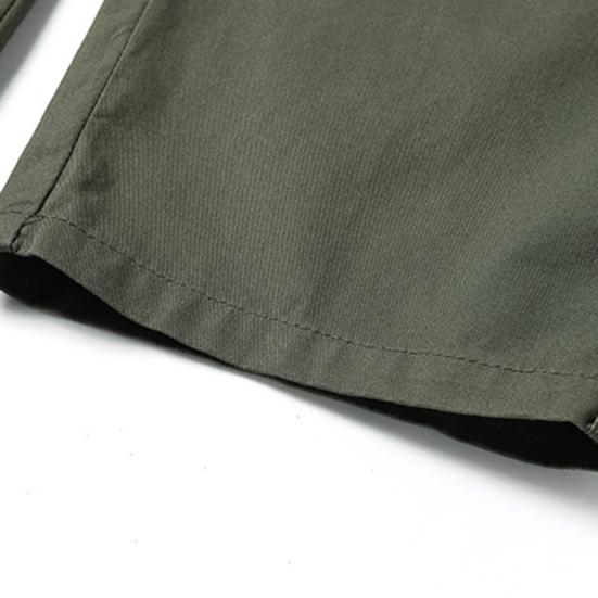 Pantalon pour homme, coupe droite, ample, multi-poches, couleur unie, taille moyenne, fin, décontracté, lisse, doux, respirant, été, automne