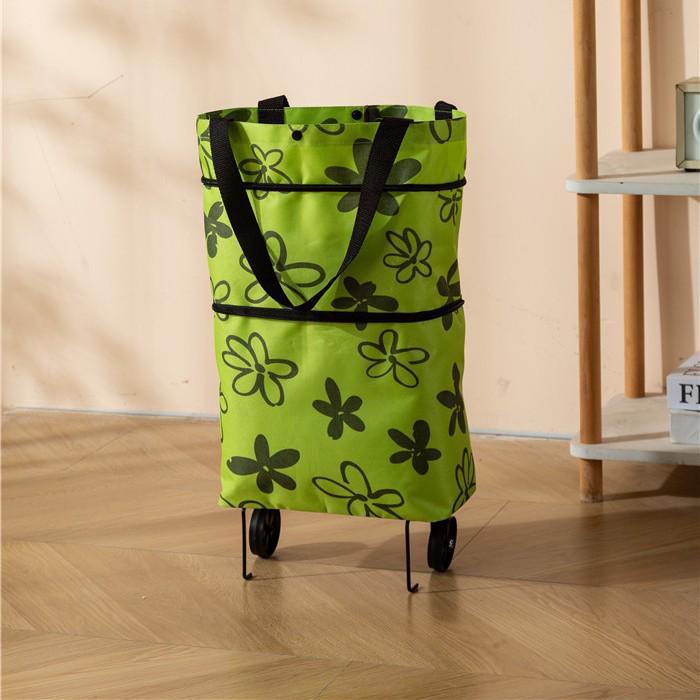 Waterproof Foldable Shopping Trolley: Portable Handcart & Internet Celebrity Design