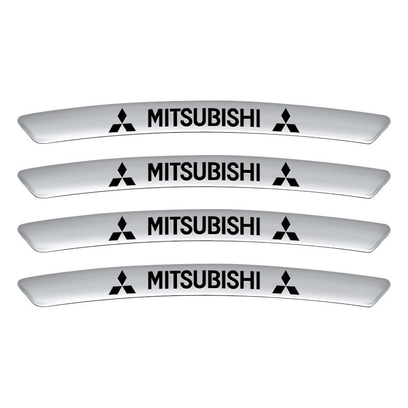 Aluminiowe Naklejki na Piastę Koła Samochodowego Opony Felgi Akcesoria Dekoracyjne Do Mitsubishi Outlander I200 Pajero Eclipse ASX Lancer Space Delica Ex